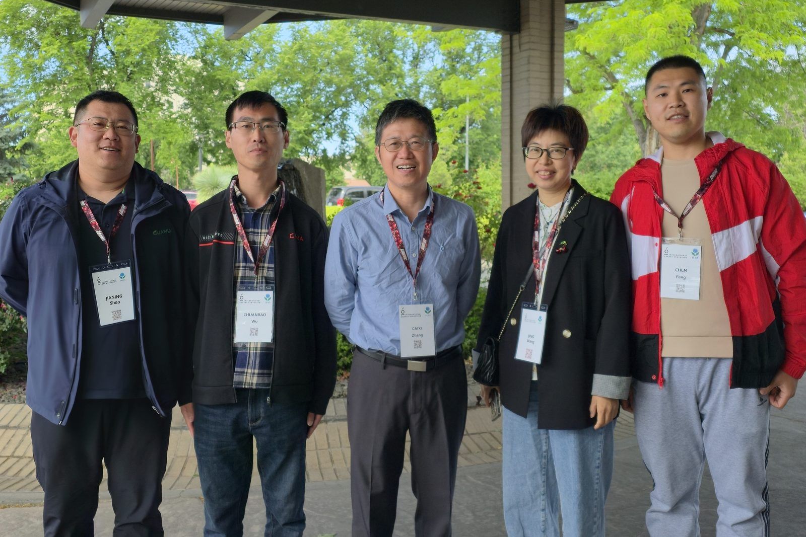 中国代表团：邵嘉宁 吴传宝 张才喜 王晶 冯琛
