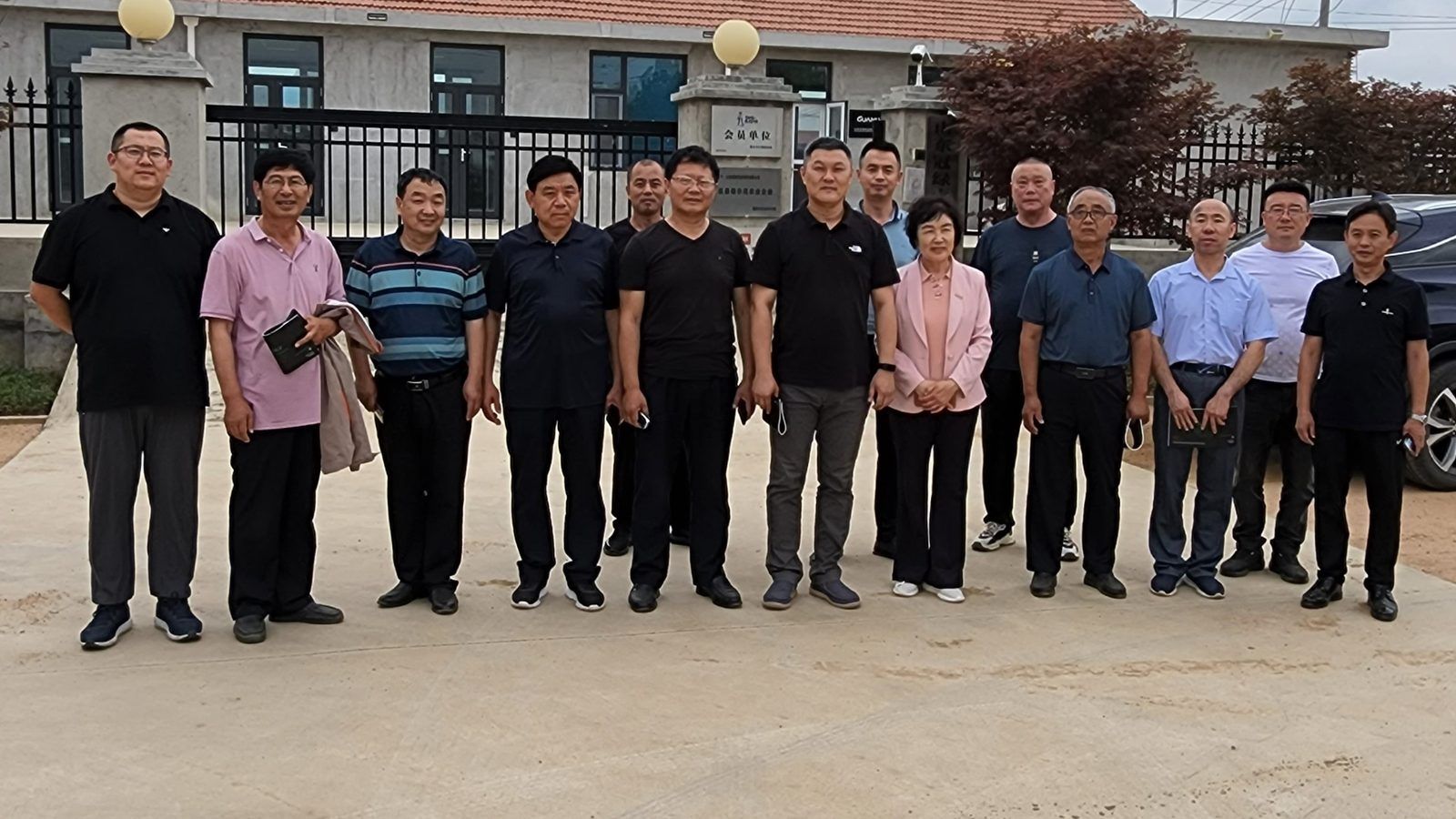 地方农业局领导团合影